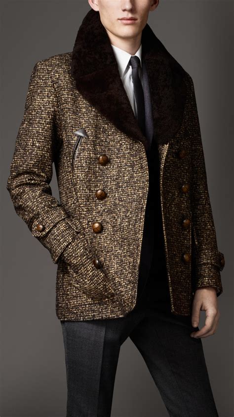 burberry mens coats &|burberry pea coat sale men.